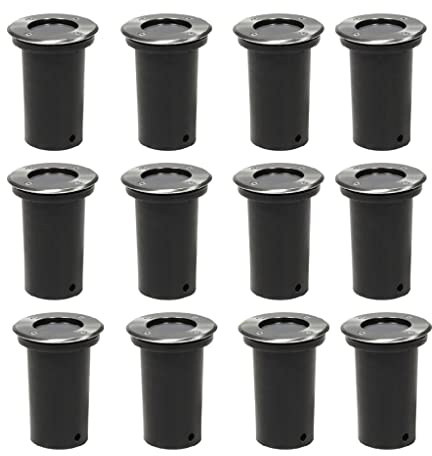 vidaXL 12x Bodeneinbaustrahler Außenleuchte Garten Bodenleuchte Gartenstrahler