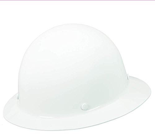 MSA Safety 454665 Skullgard Vollrand Schutzkappe mit Staz-On Federung, weiß, Standard