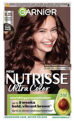 Garnier Nutrisse 5.25 - Tinte para el cabello permanente, Chestnut Brown