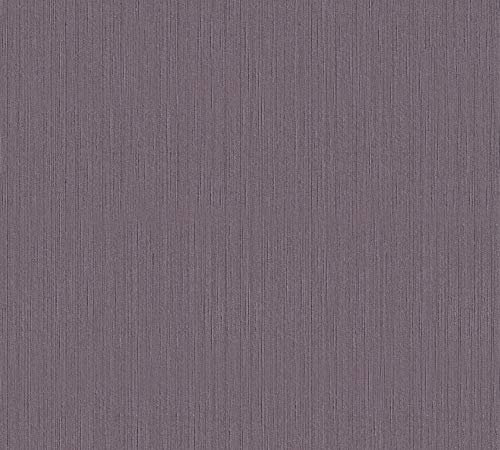 A.S. Création Architects Paper Textiltapete Tessuto Tapete Uni 10,05 m x 0,53 m lila Made in Germany 965110 9651-10