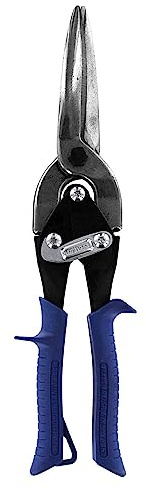 MIDWEST Power Cutters Long Cut SnipStraight Cut Regular Tin Cutting Shears with Forged Blade & Kush'n-Power Comfort GripsMWT-6716A