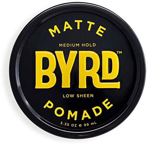 Byrd - Matte Pomade | Cera Mate Para el Cabello Hombre | Fijación Media + Acabado Mate | Cera Para el Pelo Que Define y Da Forma a Cualquier Tipo de Cabello | Pomada Base de Agua y Fácil de Enjuagar
