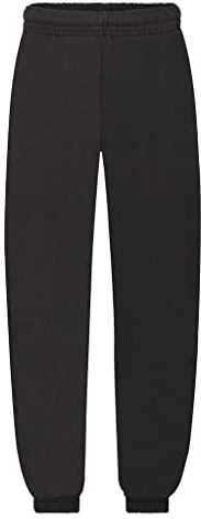 Fruit of the Loom Kinder Hose Classic Jog Pants, Schwarz (Schwarz 36), 128