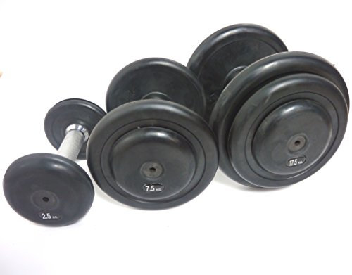 POWER EXTREME Kompakthantelpaare, gummiert, 2,5kg-40kg (25kg)