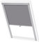 vidaXL Verdunkelungsrollo Dachfensterrollo Verdunkelung Klemmrollo Dachrollo Verdunklungsrollo Seitenzugrollo Grau MK04