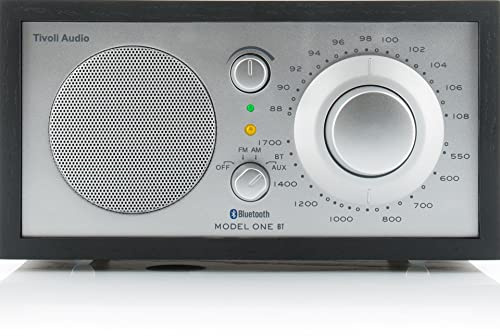 Tivoli Audio Model One BT Bluetooth FM/AM Table Radio (Black/Silver) (Black/Silver)
