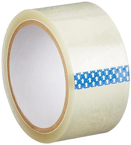 Klebeband Transparent, Paketband, Paketband, Kartonband, 60 m x 48 mm Stärke, 45 µm (36 Klebebänder, braun)