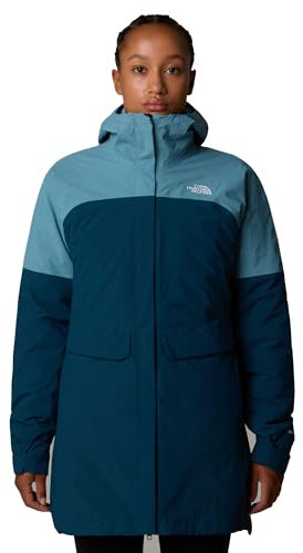 THE NORTH FACE Damen Dryvent Mono Triclimate Parka, Midnight Petrol/Algae B, M