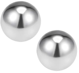 MACHSWON 20mm Stahlkugel, 304 Edelstahl, Kugellager, Präzisionskugeln G100, Ideal für verschiedene Branchen, 2 Stück