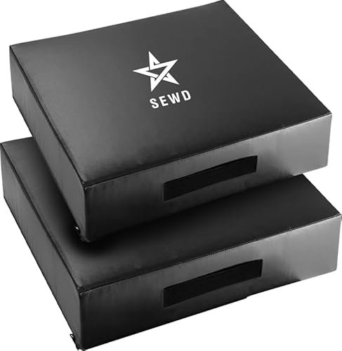 SEWD Gewichtheben Crash Pad Geräuschreduzierende Gewichtspads für Bodenschutz, 2 Stück Schalldämpfer Drop Pads