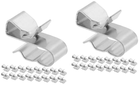 PartyKindom 50stücke Solar Panel Kabelclips Robuste Edelstahl-kabelklemmen Für Photovoltaikanlagen Kabelorganisation Unter Modulrahmen Einfache Installation Und Hohe Langlebigkeit