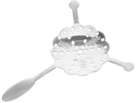 VILLFUL Edelstahl Absinthlöffel Hochwertiger Hohlgearbeiteter Löffel Für Zuckerwürfel Dekoration Kompakt Pflegeleicht Für Bars Partys Cafés Edelstahl Stilvolles Design