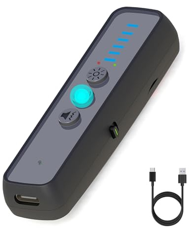 PEGATISAN Detector De Señal Anti-Espía Y Cámaras Ocultas, Detector RF Inalámbrico Detector GPS y Campo Magnético Para Seguridad Doméstica y Oficina, Viajes, Oficina, Hotel