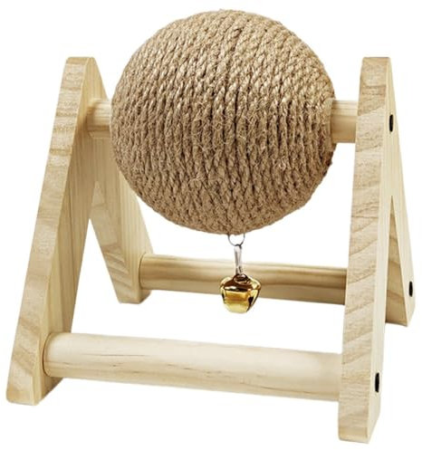 Ohsilv Pet Cat Toys Cat Scratching Scratcher Bunny Chewing Snack Sisal Grinding Claw Board Bunny Scratch Toy Easy to Use