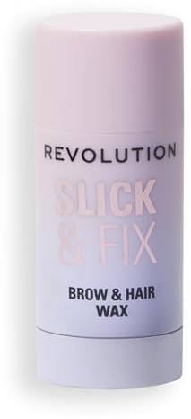 Revolution Beauty Fijador de Cejas y Cabello, Fácil de Usar, Fijación Todo el Día, Aporta Brillo y Suavidad, Controla el Frizz y Cabellos Sueltos, Vegano y Libre de Crueldad
