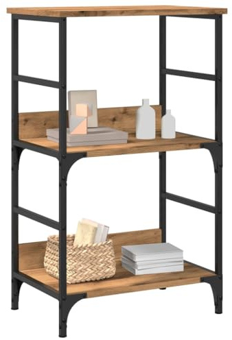 ShGaxin Bücherschrank Artisan-Eiche 50x33x82 cm Holzwerkstoff, Standregal, Bücherregal, Ordnerregal, Hochregal, Aktenregale, Medienregal, Schlafzimmer Regal - 857465