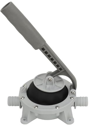 Grcfumo Manual Diaphragm Hand Pump, Metal Strong Suction Boat Bilge Pump, Lightweight Self Priming Water Tranfer Pump for Yachts Speedboats