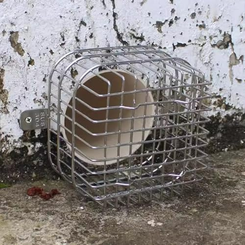 Filtro di Scarico Quadrato in Acciaio Inossidabile 304, Protezioni per grondaie quadrate, Protezione per coperture di Tubi (M)