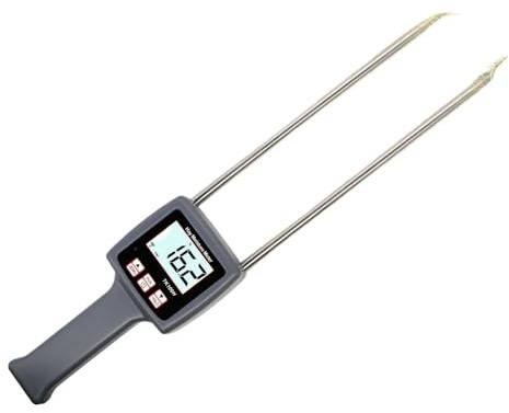 Feuchtigkeitsmesser Heu Feuchtigkeit Meter mit Hintergrundbeleuchtung for Alfalfa Futter Gras Leymus Chinensis Obstgarten Feuchtigkeit Messung Werkzeug