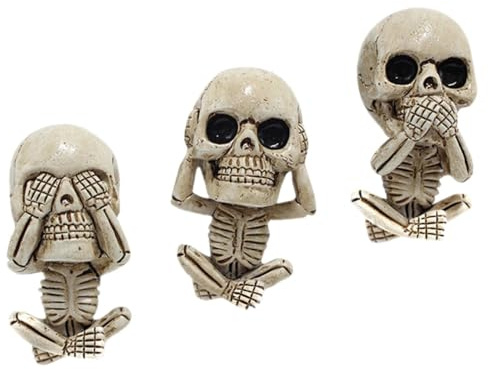 Luxshiny 3 Stück Skull Car Vent Clip Kreative Auto Aromatherapie Diffusoren zur Einzigartigen Dekoration für Auto Büro und Mehr Stilvolle und Langlebige Luftausströmer für Männer und Frauen