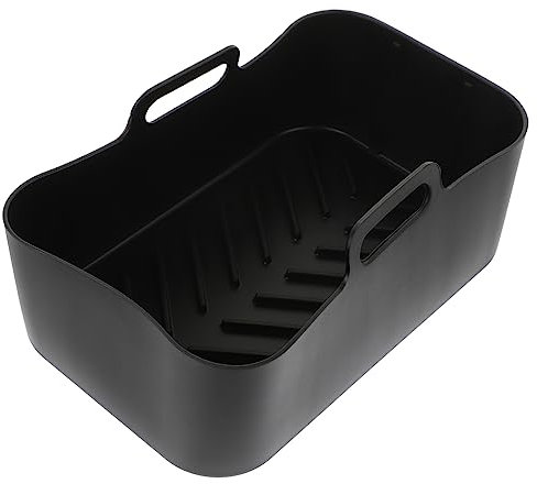 Warmhm Silikon Airfryer Backblech Mit Griffen Wiederverwendbarer Hitzebeständiger Silikonliner Für Heißluftfritteuse Kleine Backform Antihaft Luftfritteusen Zubehör