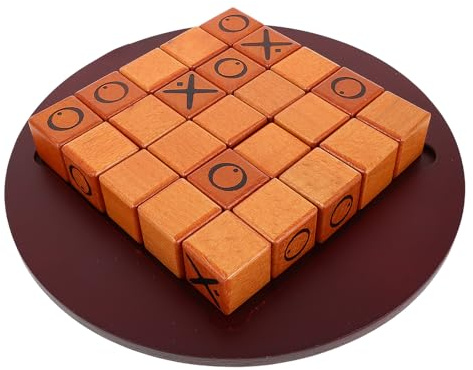 Gatuida Familienspiel aus Holz: Ox Push Chess – Geometrisches Taktikbrett – Tragbares Puzzle für draußen, Strandspielzeug, Unterhaltung im Hinterhof