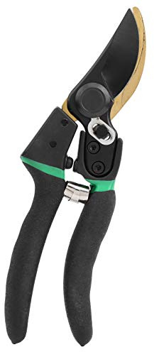 MasYosh Hilda Garden Shears, SK5 High Carbon Steel Bonsai Branch Cutter with Safety Lock and Storage Box for Home Garden Pruning