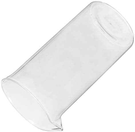 TOYANDONA Cafetière à Piston Verre de Rechange 600ml Résistant la Chaleur Filtre à Café Réutilisable et Accessoires pour Préparation de Café et Thé, Compatible Presse Française