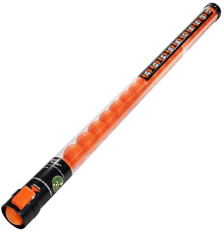 Golf Ball Pickup Tube - 35.83x2.76in Transparent Collector, Slotted Large Capacity, Lightweight Portable Retriever, Easy Ball Visibility | Durable Golf Picker Upper Tube For Practice Course Range