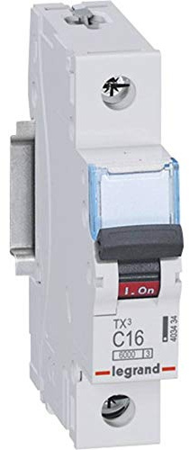 Legrand 403434 TX3 LS C16A 1P 6KA 1M Color blanco interruptor de luz