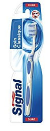 Signal Brosse à Dents Soin Classique Dure - Lot de 4 (Coloris aléatoire)