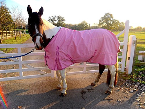 Cwell Equine Leichte Pferdedecke, ohne Füllung, 600 Denier, 100 % wasserdicht, atmungsaktiv, 600 Denier, 105 cm