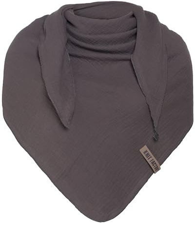 KNIT FACTORY - Liv Dreieckstuch - Tuch Schal für Damen - Weiches Musselintuch - Für Frühling und Sommer - 100% Bio-Baumwolle