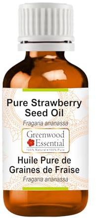 Greenwood Essential Puro Olio Di Semi di fragola (Fragaria ananassa) Grado terapeutico naturale 30ml (1 oz)