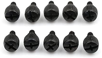 20 tornillos de pulgar para caja de ordenador, 6 – 32, tornillos universales para placa base, tornillos de aleación de metal de caja de PC