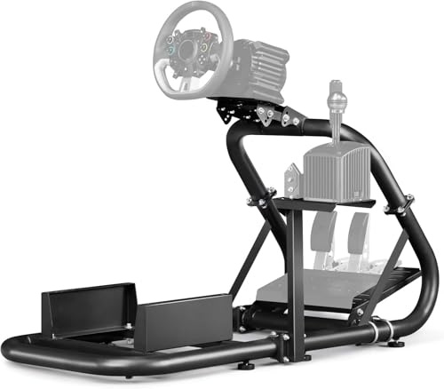 Dardoo Rennradständer mit Schalthebel passend für Logitech G25 G27 G29 G920 & G923 Thrustmaster T80 T150 T300RS T500RS TX Fanatec PC PS4 Xbox Gaming Simulator Cockpit ohne Räder und Pedale