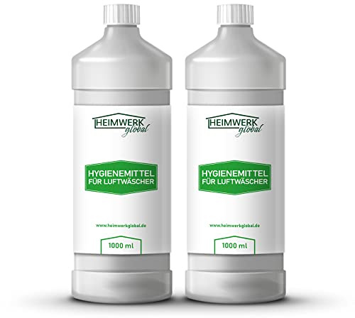 Heimwerkglobal 2 Liter Hygienemittel für Luftwäscher Luftreiniger Luftbefeuchter Raumklimaverbesserer