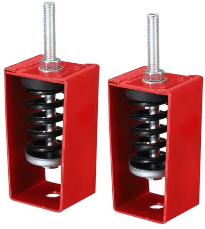 PATIKIL 254lbs Kapazität Feder Schwingungsdämpfer 2 Pack Stoßdämpfer Stoßsicherer Aufhänger Vibrationsdämpfung für HVAC Klimaanlagen Klimageräte