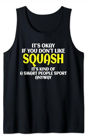Squash Trainer Lustiger Squash Spruch Squash Spieler Tank Top
