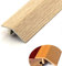 IMUNKT Rampes De Seuil en PVC, 90/120cm Barre De Seuil De Porte, Bande De Transition Au Sol/Carrelage/Moquette/Bois, Profils De Compensation De Réglage Hauteur 1-2cm(White Oak,L120cm)