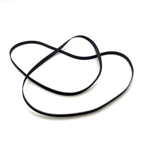 1 Stück flacher Antriebsriemen, Breite 4 mm, Dicke 0,6 mm für Plattenspieler, LP-Player, Phonograph, Grammophon (Faltlänge: 290 mm)