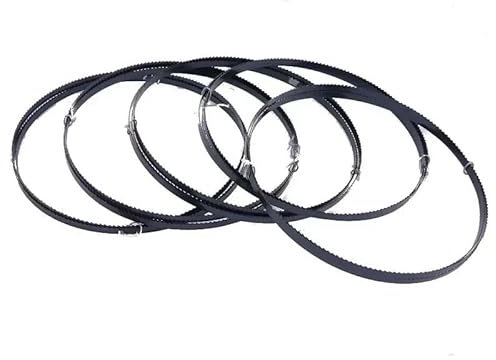 JOLGRDWS Lot de 5 Lames de scie à Ruban 2240 6 0,65 mm 6T TPI 2240 mm