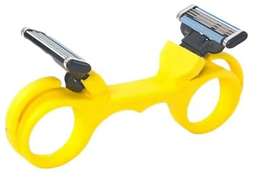 rongweiwang Afeitadora sin esfuerzo para hombres, afeitado rápido y suave, afeitadora de cabeza para hombres, recortadora portátil para cabello calvo, cuchilla para afeitado sin esfuerzo.