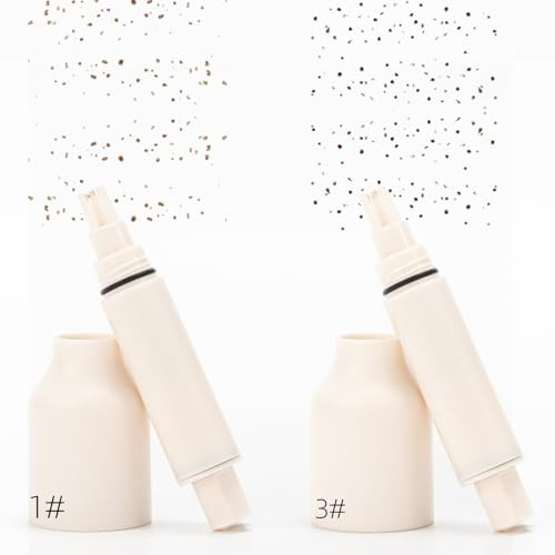 Coffret 2 Stylos Taches de Rousseur – Duo Stylo Taches de Rousseur et Stylo Taches de Rousseur pour un look naturel, Applicateur 5 pointes pour des taches de rousseur réalistes (#1#3)