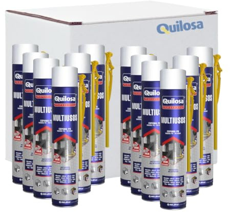 Caja 12 Uds. Espuma Poliuretano Orbafoam Multiusos Manual 670 Ml