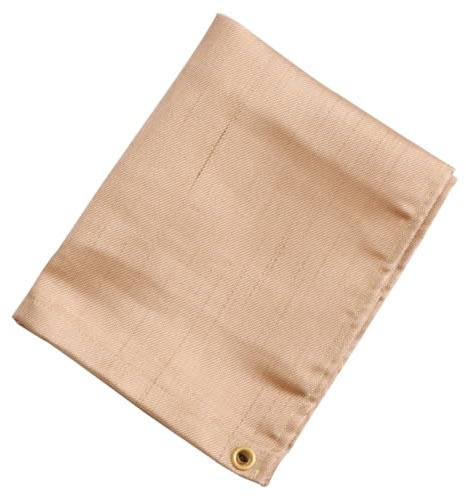 UTHCLO Alfombrilla Ignífuga para Camping y Barbacoas Manta Térmica de Fibra de Vidrio 80X60 CM Resistente al Fuego y Alta Temperatura Bolsa de Almacenamiento Incluida