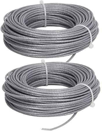 Pssopp Filo per Tagliaerba, Nylon Premium, Ricambio Durevole per Art 24 27 30 36, Perfetto per Il Giardinaggio all'aperto
