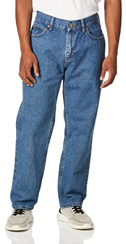 Lee, Pantalones Vaqueros Rectos de Corte Holgado para Hombre, pepperstone, 30W x 32L