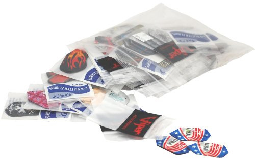 Viper by GLD Products Assorted 2D Glitter Dart Flights: 50 Sets of Slim Flights, 150 Pieces,One Size,30-5100-98