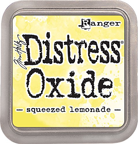 Ranger Tim Holtz Distress Oxide Ink pad Squeezed Lemonade, Gelb, 7.5 x 7.5 x 1.9 cm